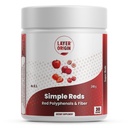 Simple Reds - Organic Red Polyphenols Whole Fruit Powder | Only Real Red Whole Fruits & Zero-fillers | 30 Servings
