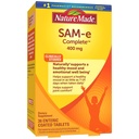 SAM-e Compleet 400 mg tabletten, 36 Telwaarde, Ondersteunt een gezonde Mood & Joint Comfort