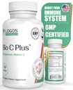Bio C Plus Vitamin C 1000 mg - High Potency Vitamin C Supplements with Ascorbic Acid & Rose HIPS, Supports Healthy Immune System & Antioxidant Protection, Vegan - 100 Tablets
