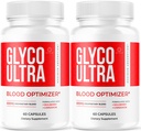 (2 Pack) Glyco Ultra - Glyco Ultra Optimizer Capsules, GlycoUltra Support Advanced Formula Premium Pills Maximum Strength All Natural Vitamins for Overall Health & Wellness, 120 Capsules for 2 Months