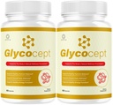(2 Pack) Glycocept - Glycocept Advanced Formula Support Capsules All Natural Premium Ingredients Maximum Strength, Daily Pills Support Vitamins for Health and Wellness, 120 Capsules for 2 Months