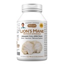 ANDREW LESSMAN Lion’s Mane 60 Capsules - Organic Full Spectrum Lion’s Mane Mushroom Extract - Supports Healthy Brain, Cognitive, and Nervous System Function - No Additives.