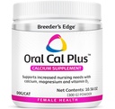 Breeder’s Edge Oral Cal Plus Powder, Calcium & Vitamin D₃ Whelping Supplement for Nursing Dogs and Cats, Supports Healthy Bones, Teeth & Lactation, 300g