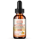 1 Pack Liquid Vitamin C Drops 2000mg , Liposomal Vitamin C Complex with High Absorption, Rose Hips, Echinacea, Citrus Bioflavonoids and Zinc for Immune System Support & Antioxidant Benefits,2 FL Oz