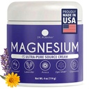 Dr. Robaina Lavender Magnesium Cream – Zechstein Magnesium & OptiMSM with Lavender Oil for Sleep Support, Relaxation & Leg Muscle Relaxation, 4 oz