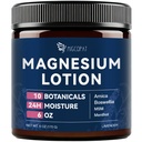 Migcopat Magnesium Lotion with Arnica, MSM & Hyaluronic Acid, Jojoba Oil, Magnesium Cream for Sleep, Leg Cramps, Muscles, Joints & Feet, Suitable for Kids and Adults, Lightweight, Lavender Scent, 6 oz