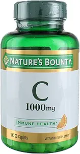 Nature's Bounty Vitamin C, 1000mg, 100 Caplets (Pack of 3)