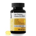Vitamin D3 2000 IU (50 mcg) 360 Day Supply,USP-Grade Provitas® Softgels with MCT & Olive Oil,High Potency Immune & Bone,Muscle Health Support Supplement,Non-GMO,360 ct