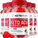 (5 Pack) Keto Rush ACV Gummies Advanced, Rush Keto Plus ACV Gummies Apple Cider Vinegar Rush ACV Gummies Rush Keto Weight Management Gummies Reviews Vitamin B12 Keto+acv, 1000mg (300 Gummies)