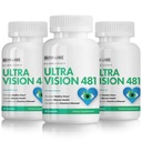 Ultra Vision 481 Eyesight Support with Lutein, Quercetin, Biotin and Bilberry for Eye Health Support, 60 Capsules (3)