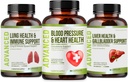 Heart Health Blood Pressure Support Supplement - Ondersteuning Bloeddruk en gezonde circulariteit Natuurlijk met Hawthorn Berry & Hibiscus. Vitaminen Pillen voor gezonde hypertensie (BP) en gezond hart.