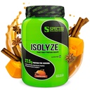 Species Nutrition Isolyze Whey Protein Powder, 100% Whey Isolate for Muscle Building, 27.5g Protein Per Scoop, No Sugar & Low Fat (Pumpkin Spice, 22 Servings)