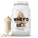 Sweat Ethic Whey'd Protein Powder, 25 G Whey Protein Blend with Concentrate, Isolate & Hydrolysate, Low Lactose & Digestive Enzymes for Easy Mixing & Smooth Texture, Cinnamon Cereal Milk, 25 Servings