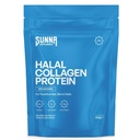SUNNA SUPPLEMENTS Grass-Fed Halal Collagen Powder - Type I & III Hydrolyzed Bovine Peptides for Joint, Skin, Hair & Nail Support - High Protein, Gluten-Free, Keto & Paleo Friendly - Unflavored