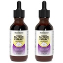 Liposomal Saffron Drops for Kids, Organic Saffron Extract Supplements with Holy Basil, Rosemary for Focus, Attention & Brain Support, Vegan, Alcohol-Free, Strawberry Flavor, 4 FL OZ