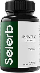 Selerb Immuun Ondersteuning met Echinacea en zink- 30 capsules, GGO-vrij