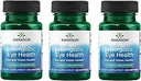 Swanson Lutein & Zeaxanthine Synergistic Eye Health Vision Retina Macula Supplement (Lutein 20 mg & OmniXan Zeaxanthine 2 mg) 60 Softgels Sgels (3 Pack)