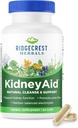 Ridgecrest Kruiden NierAid, Niergezondheid Support Supplement, Hydrangea, Horsetail, Urine Tract Health Support, Trace Mineral (60 Caps, 30 Serv)