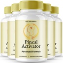 Pineal Activator Capsules, Official PinealActivator Brain Health Supplement Pills, Advanced Nootropic Pills Support, All Natural Pineal Activator Cognitive Health & Function Reviews (5 Pack)