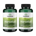Swanson Horsetail - Kruidensupplement ter ondersteuning van gezond haar, huid en nagels - Natuurlijke ingrediënten voor botgezondheid en urinetrek ondersteuning - (90 capsules, 500 mg elk) (2 verpakkingen)