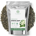 Organic Stevia Leaf 4 oz (113g), USDA Certified Organic Dried Hojas de Stevia, Dried Organica Leaf Herb Tea, Cut and Sifted