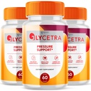 (3 Pack) Glycetra Capsules - Glycetra Advanced Glycogen Support Formula Vitamin Supplement Pills, All Natural Daily Balance Support Capsule for Health & Wellness Max Strength Glyco Pill (180 Capsules)