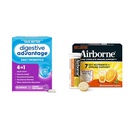 Digestive Advantage Gut Health & Immune Support Bundle Daily Probiotic + Airborne Immune Support Tablets – Digestive Balance, Probiotics & Vitamin C for Immune Defense