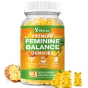 Premium Feminine Balance Gummies for Women, Pineapple Gummies for Women Ph Balance & Vaginal Health, Immune Support, Vegan, Gluten-Free, Pineapple Flavor, 60 Count