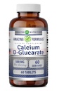 Amazing Formulas Calcium D-Glucarate 500 Mg Tablets Supplement | Non-GMO | Gluten-Free | Made in USA | 60 Count