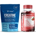 WELLNESS LABSRX Creatine Gummies 5000mg - Magnesium Glycinate Gummies 1000 mg | Bundle