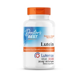 Artsen Beste Luteïne, Ondersteunt Eye Health & Performance, Non-GMO, Glutenvrij, 20 mg, 60 Softgels