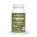 Herbsforever Triphala Capsules Extract ratio (8:1) 40% Amla, Haritaki & Bibhitaki voor dagelijkse ontgifting, reiniging, & verjonging 60 Vege Capsules