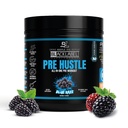 BLACKLABEL Supplements PRE Hustle V3 Pre-Workout Powder – NSF Certified for Sport – Energy, Strength & Endurance Support – Blue Razz – with Creatine & Caffeine – 30 Servings