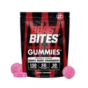 BEAST BITES Creatine Infused Gummies® - 5g Creatine Monohydrate Per Serving - NSF Certified for Sport, Clean Label Project Certified (150 Gummies, Simply Sweet Strawberry)