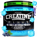 Creatine Monohydrate Gummies 5000mg – Advanced Muscle & Focus Blend with Alpha GPC, B12 & Taurine – Vegan, Sugar-Free, Blueberry & Raspberry Flavors – Made in USA, 120 Gummies (30 Servings)