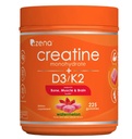 Zena Nutrition Creatine Gummies with D3 & K2, Creatine Monohydrate for Men and Women, Supports Bone, Muscle, & Cognitive Health, Gummy Workout Supplement, Watermelon Flavor, 225ct, 45 Daily Servings