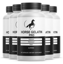 (5 Pack) Horse Gelatin Capsules - Official HorseGelatin Supplement Pills with Premium Ingredients, Advanced Formula Support for Overall Health & Wellness Reviews (300 Capsules)