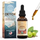 HerbEra Arizona Herbal Detox Blend - USDA Organic Extract, Made in USA | Immune & Liver Support Liquid Drops | Amla, Dandelion Root, Eleuthero, Milk Thistle, Sarsaparilla | 2 fl oz