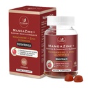 MangaZinc+ Gummies – Manganese + Zinc for Nerve Function, Cognitive Support & Immune Health – Apple Flavor – 60 Gummies