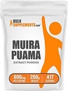BulkSupplements.com Muira Puama Extract Poeder - Muira Puama Supplement, van Muira Puama Bark - Kruidensupplement, Glutenvrij, 600mg per portie, 250g (8.8 oz) (pakket van 1)