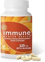 Ultra Kracht Immuniteit - Klinisch bewezen Immune Ondersteuning - Wellmune Hoog Gezuiverd Beta Glucan - Glutenvrij, Niet-allergeen, Niet-GMO en Vegan Capsules - 60 Capsules, 125 mg