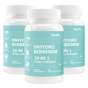 Dihydroberberine Supplement HCl 750mg – Enhanced Absorption Complex with Ceylon Cinnamon, Bitter Melon, R‑ALA, Milk Thistle – Supports Metabolism, Heart & Immune Health – 180 Capsules