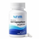 xrim Serrapeptase 120,000 SPU – High Potency Systemic Enzyme Supplement – Proteolytic Support for Sinus, Inflammation, and Recovery – Vegan, Non-GMO, Enteric Coated