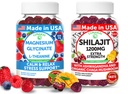 Lunakai USA Made Magnesium Glycinate & Shilajit Gummies Bundle – Stress, Relaxation, and Vitality Support