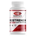 RestRenew Natural Sleep Aid - Supports Deep Sleep, Relaxation, Stress Relief, and Mood Balance | Melatonin, Chamomile, L-Theanine & More | Non-Habit Forming, Non-GMO | 60 Capsules