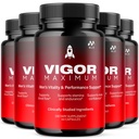 (5 Pack) Vigor Maximum Capsules, Official Vigor Maximum Pills for Men with All Natural Ingredients, Max Strength Supplement Premium Vitamin Supporting Optimal Wellness & Advanced Health (300 Capsules)