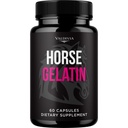 Valdivia Horse Gelatin Capsules - Official HorseGelatin Supplement, Premium Formula, Natural Vitamins for Health & Wellness - 60 Capsules for 1 Month