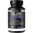 SlimTide – Prebiotic & Probiotic Supplement with Chicory Root Inulin, Resistant Starch, Akkermansia, Bifidobacterium & Clostridium Blend – Non-GMO Vegetarian Formula – 30 Capsules, 1 Month Supply