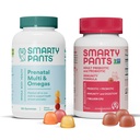 SmartyBants Prenatale Multivitaminen en Probiotische Immuniteitsbundel: Omega 3 Visolie (EPA/DHA), Biotine, Methylfolaat, Vitamine D3, C, Digestief & Immune Ondersteuning Supplement (30 dagen aanbod)