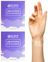 Melatonin Patches for Adults - 60 Beige Sleep Patches for Adults, Skin Friendly, Sleep Promoting Stickers with Natural Ingredients - Supports Better Sleep & Relaxation - 2 packs of 30